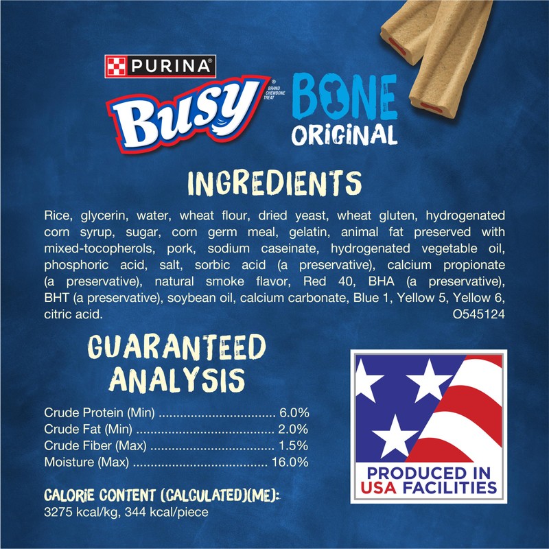 Purina Busy Bone Adult Dog Chew Bone Treats, Original -