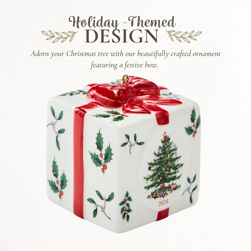 Spode Christmas Tree Gift Box Ornament
