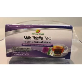 Natural Vitality New Milk Thistle Filtered Tea Cardo Mariano Filtrado Te Protege el Higado 25 bag