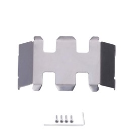 Stainless Steel Skid Plate Guard Center Frame Brace Transmission Case Gearbox Protective for Axial SCX24 1/24 RC Crawler Car Deadbolt Upgrades