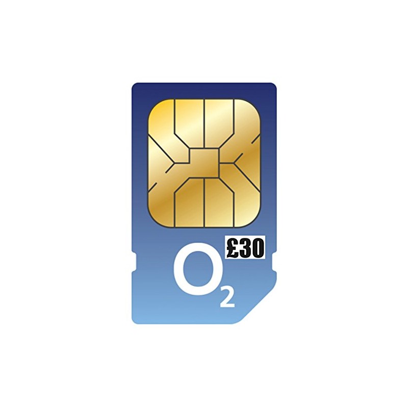 O2 PAYG 30 Pound Big Bundle Triple Sim Pack