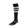 EvoShield Men S Striped Game Socks, Black, Large US