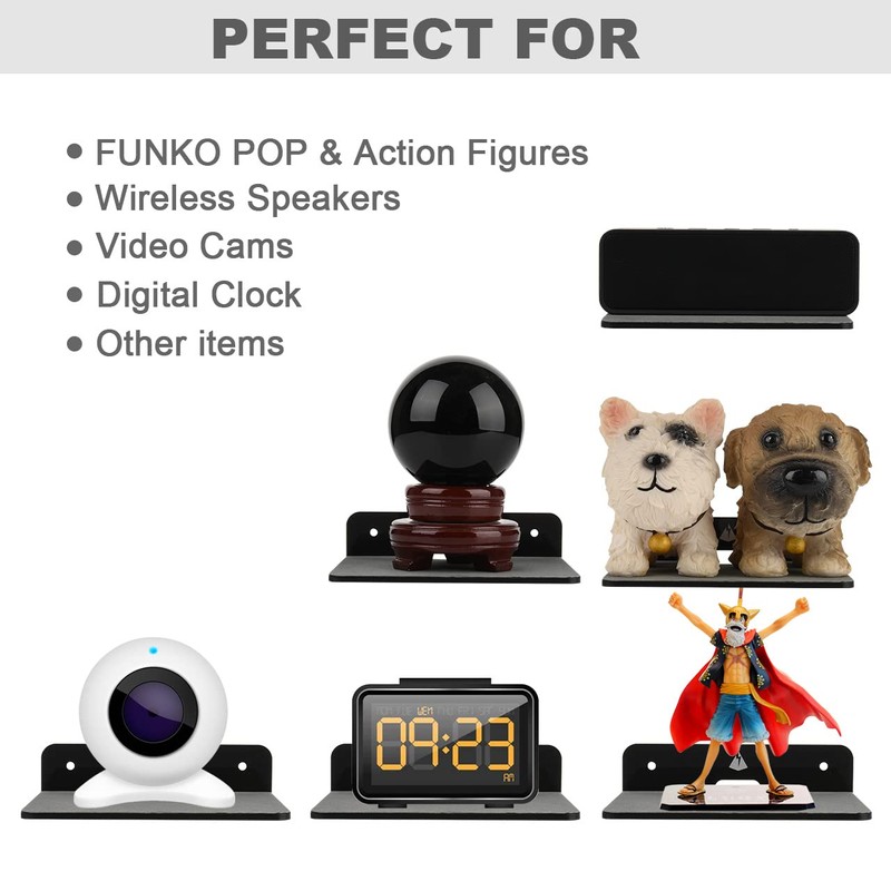 TXEsign Wall Shelves - 2 Pack, Small Wall Mount for