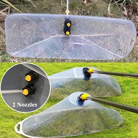 LITAITAI Drift Guard with Flat Sprayer Nozzle,Prevents Drift of Fine Droplets,for Use with Backpack Sprayer Small Drift Guard (2 Nozzles, 1PCS)