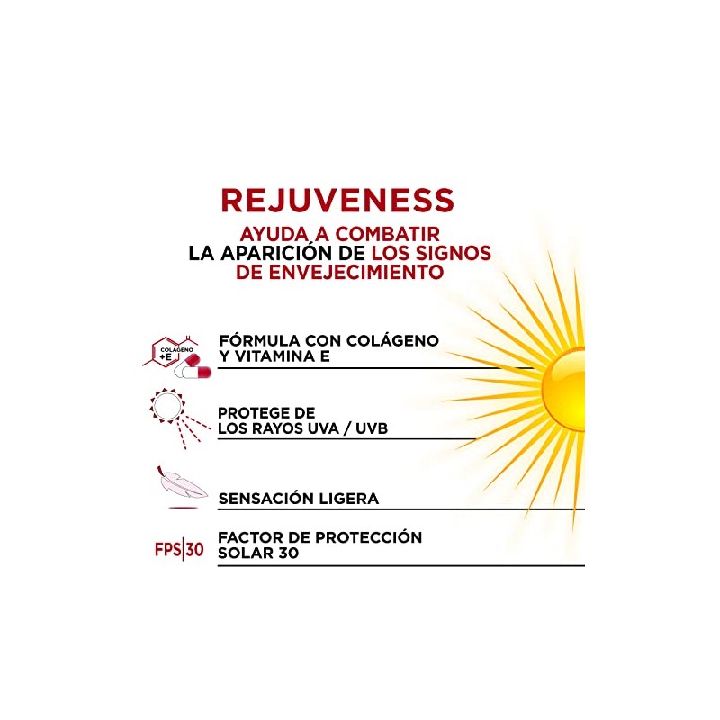 Ponds Crema Facial Rejuveness con Factor de Proteccin Solar 30,