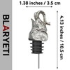 BLARYETI Elephant Head Wine Pourer Spout Bottle Plug for Wine