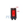 PCC Red Illuminated Light Boat Rocker 15A-125V 10A-250V ATV QUAD