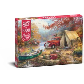 Cherrypazzi Share The Outdoors - Puzzle da 1000 pezzi, per adulti e Ragazzi, Con Colori vivaci, arte moderna, Regalo Unico, impegnativo 1000 puzzle, 70.1 x 50 cm