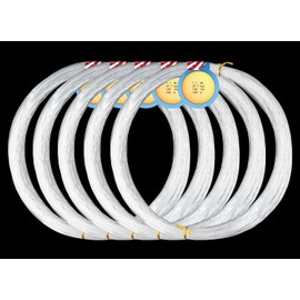 JSHANMEI Monofilament Fishing Line 500M, Clear Premium Mono Nylon Fishing Leader Line, Superior Strong and Abrasion Resistance for Freshwater Saltwater Fishing (1.3mm - 197.2lbs, Clear)