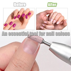 Bestgle 2 Pcs Nail Drill Bits Mandrel for Sanding Bands Shaft Mini Professional Steel Nail Sanders Drills for Electric File Sanding Band Nail Salon Equipment Grinding Machine DIY Salons Home Craft