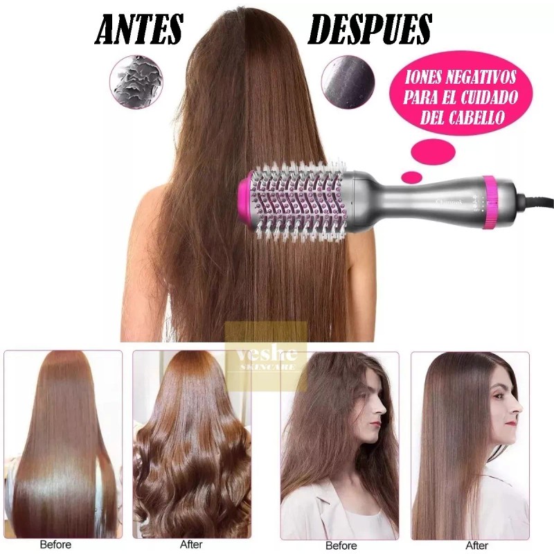 One Step Secador Anti Frizz,aliza,risador,aire Caliente+regalo