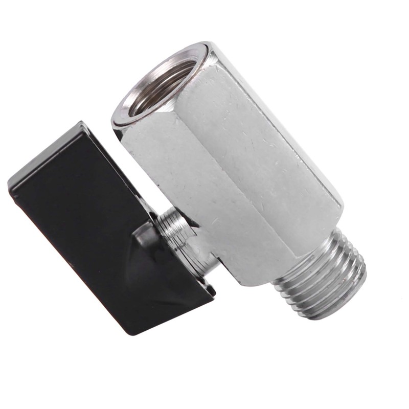 Aboiledy Brass Ball Valve 1/4, Compressed Air Stopcock, Mini Shut-off