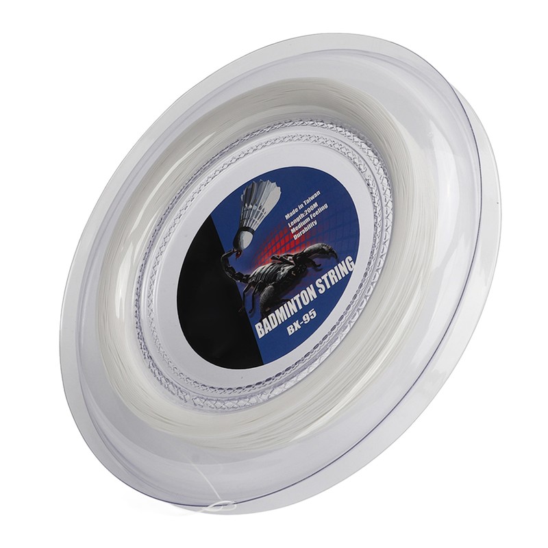 POWERTI Badminton Racquet String High Elasticity Wear Resistant Resin Fibre