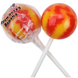 Original Gourmet Lollipops, Strawberry Banana, 30 Count (Pack of 1)