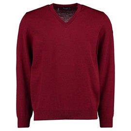 Maerz Men's V-Neck Long Sleeve Jumper, Red (495), Medium (Manufacturer size: 50)