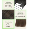 SURNEL Tape in Hair Extensions Human Hair Ombre Color 1B