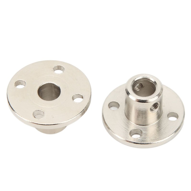 Acoplamiento de Eje de Brida, Plata 5 Piezas Conector de
