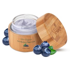 Shira Shir Organic Blueberry Night Cream for Nourished, Wrinkle-Free, Radiant Skin. Moisturizer Face Cream with Anti-Aging Formula keeps Skin Hydrated, Facial Skin Care Product (15ml)
