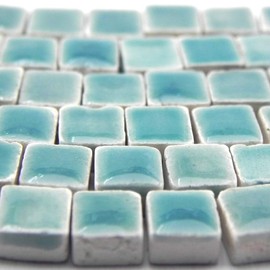 Mosaic-Minis(3/16 inch) (5x5x3mm), 1.000 pieces, Turquoise blue, WG02