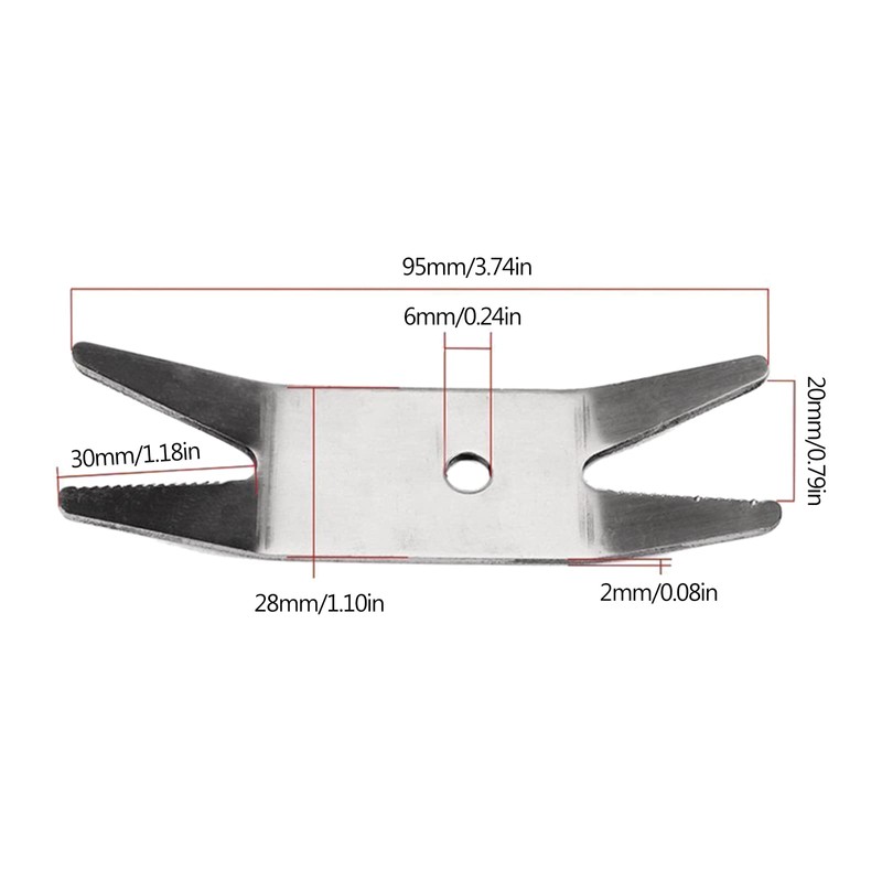 Guitar Spanner Wrench String Instrument Maker Tool Stainless Steel Guitar