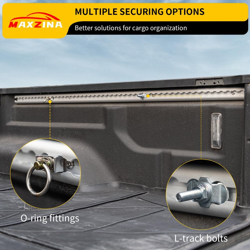 Maxzina Trail Rail System Compatible with 2020-2026 Jeep Gladiator JT