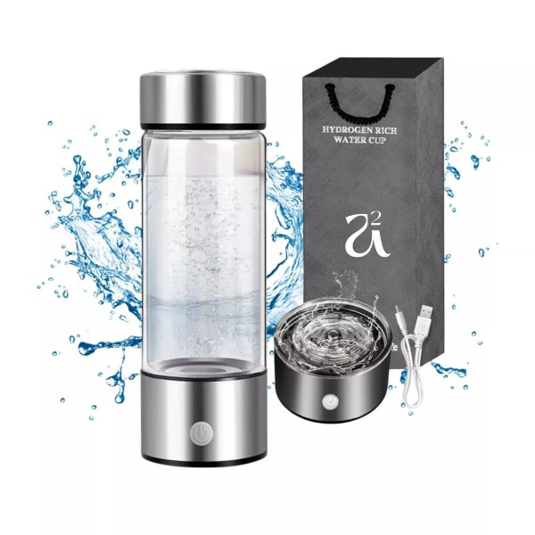 IMUNHMP Hydrogen Water Bottle, Hydrogen Water Bottle Generator with SPE