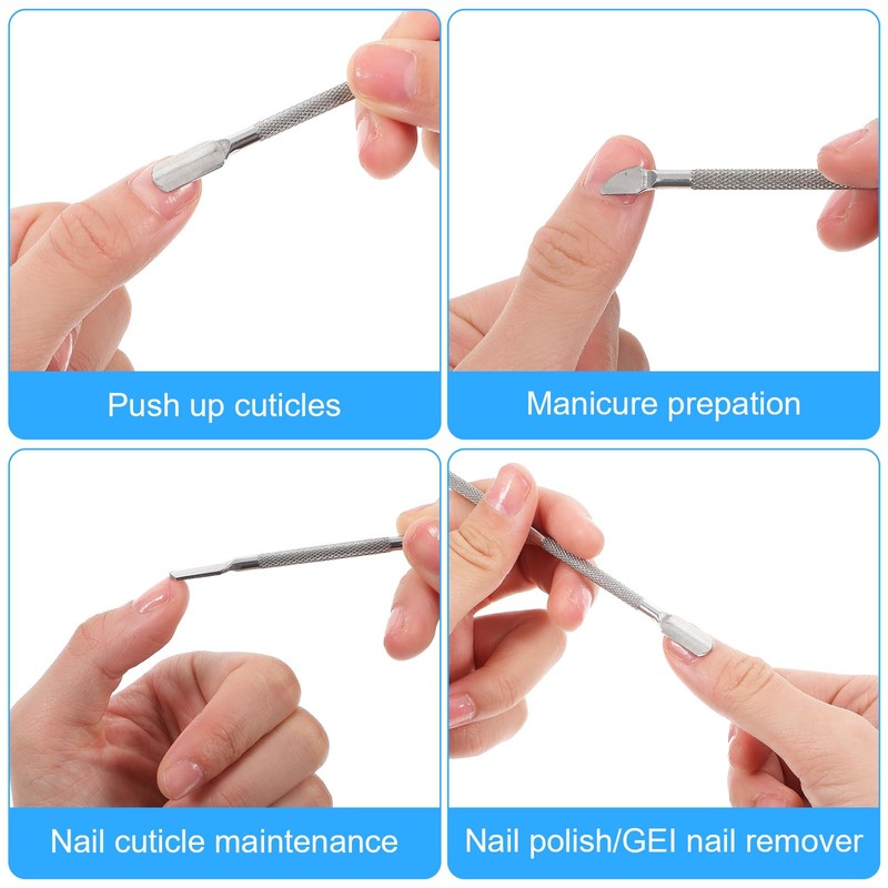 12 Pcs Professional Cuticle Trimmer, Stainless Steel Cuticle Nippers Professional
