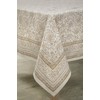 MySmartBuy Square Cotton Tablecloth - 52x52 Pink Squared Indian Hand