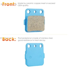 Front & Rear Ceramic Brake Pads Set for Honda Sportrax TRX 400EX/400X 1999-2014, 3 sets Front and Rear Brake Pads