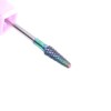 MZCMSL Rainbow Carbide Nail Drill Bit 3/32 Shank Rotary Nail