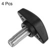 4pcs Tee Wing Knobs Thumb Screws M8 x 16mm Standard