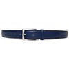 KIETH KE21456-29 Men's Business Belt, Navy, Genuine Leather, Italian Shrink