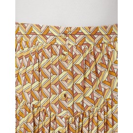 Hurley Women's City Block Button Up Maxi Skirt