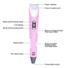 Kid 3D Printing Pen Children LCD Display Drawing Graffiti Pen