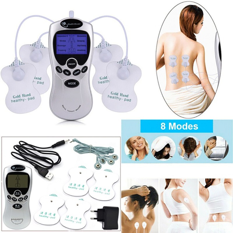 Muscle Stimulator with 4 Pads and 8 Modes Rechargeable Electric