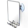Luxo Shower Mirror, Shower Mirror fogless for Shaving with a