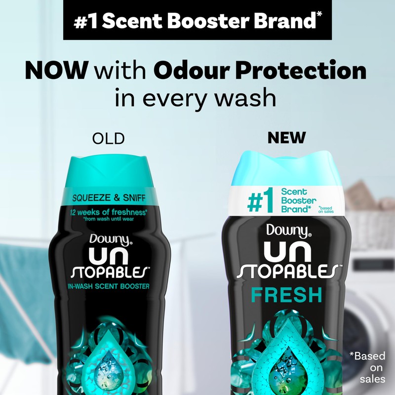 Downy Unstopables In-Wash Scent Booster Beads, FRESH, 18.2 oz