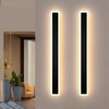 2 Pack 31.4 inch Modern Led Outdoor Wall Light, 3000K-6000K