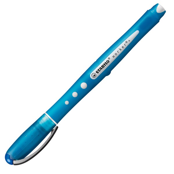 STABILO Worker Colorful Rollerball Pen, Blue