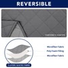 PureFit Water Resistant Reversible Loveseat Recliner Couch Cover for Double