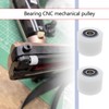 Create Idea 2pcs 6000ZZ Nylon Plastic Roller Bearing Pulley 40x30mm