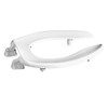 Centoco 2 inch Raised Toilet Seat for Seniors, Elongated, Open
