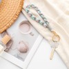 CHUQING Key Chain Macrame Lanyard Short Key Ring Fabric Boho