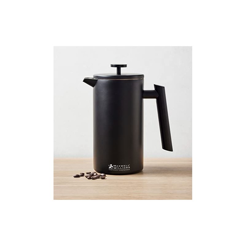 Maxwell & Williams Blend Robusta Double Wall Plunger 1L Black