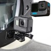 고프로 12 호환 액션캠 오토바이 헬멧 버클 마운트 GoPro 12 Compatible Action Cam Motorcycle Helmet Buckle Mount