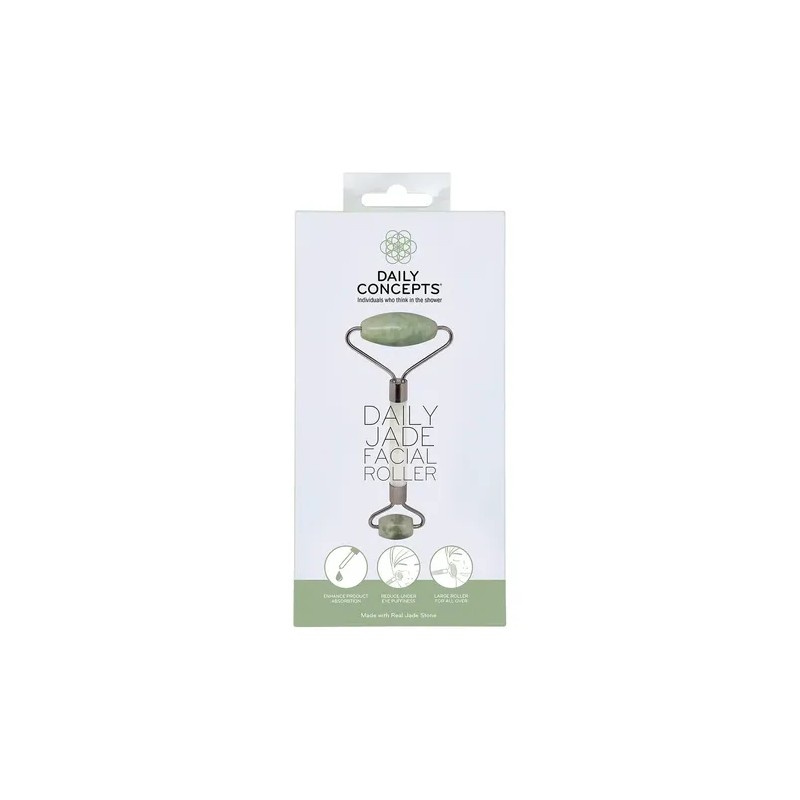 Rodillo Facial Jade Daily Concepts Jade Face Roller Dual Head,