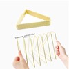 Forlush Metal Triangle Bookcase, Magazine Holder, Document Folder Stand, Suitable