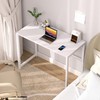 GreenForest Folding Desk for Small Spaces,35.4 in No-Assembly Small Computer
