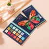 18 Color Eyeshadow Palette, Matte Shimmer Glitter Eyeshadow, Butterfly Pattern