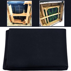 GLOREIEY Upholstery Black Cambric Dust Cover Fabric 62" x 3 Yard Fabric for Soft Cushion Dust for Sofas, Couple Chairs, or Mattress Bottom Covers Repair (Black)